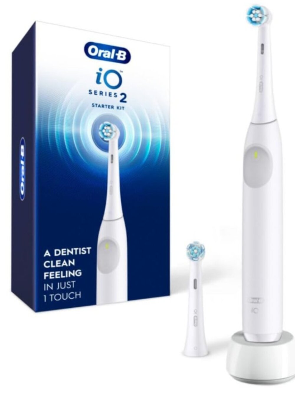 NWT Oral-B Rechargeable Electric Toothbrush iO2 Starter Kit